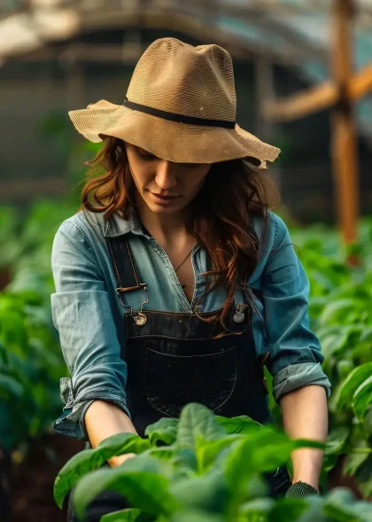 Jardinière professionnelle