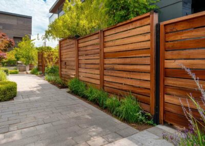 clôture en bois